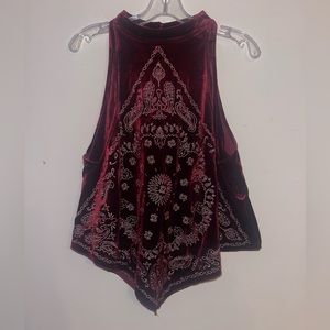 Velvet Bandana let’s go to a ranch Top